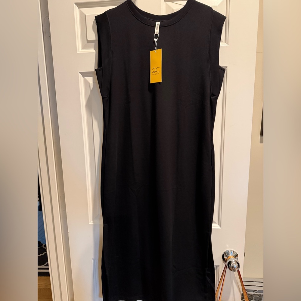 Elegant Black Sleeveless Maxi Dress